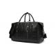 Luxury PU Leather Travel Bags Men'S Overnight Weekender Bags Quilted Leather Weekend Bag