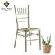 Commercial Furniture Gold Aluminum Chiavari Chairs Wedding 3.8kg