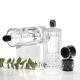 Wholesale Clear Empty Refillable Glass Perfume Spray Bottle Cylinder Shape Spray Bottle