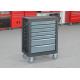 27 Inch Gray Color Mobile Tool Cabinet 7 Drawers For Large Capacity