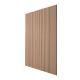 Natural Ash Fireproof Interior Wpc Wall Panel Acoustic Wood Slat