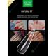 ABS Fruit Smell Sharp Shape Matte Lady French Style Artificial False Nails Half Tips and Full Cover False Nail