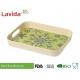 Home Use Food Serving Trays With Carry Handles Anti - Slide Environmental Friendly