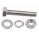 Grade A2 Stainless Steel 304 M6 Thread Hex Head Flange Cap Screw