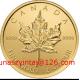 Reverse Proof Maple Leaf Coins in Gold and Silver