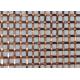 Width 1.5m Stainless Steel Decorative Wire Mesh Grilles Bronze Color For Caninets