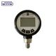 12 Months Digital Pressure Gauge with 5-digit Display Analog Beam Indicator 304SS Element Material