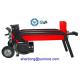 cheap 5 ton horizontal hydraulic electric screw log splitter with CE GS TUV