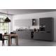 Customized Grey And Black Kitchen Cabinets Tailored EB Kitchen Set