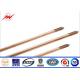 CE UL467 Custom Copper Ground Rod Good Conductivity Used In The Grounding Device