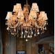 Amber crystal chandelier with Cheap Price (WH-CY-132)