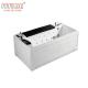 Acrylic Air Massage Bathtubs Luxury With Led Light Colorful 1.8m