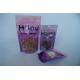 Custom Printed Plastic Gummy Candy / Jelly Bean Packaging Bag With Window