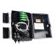 16 Core Outdoor Black Fiber FTTH Distribution Box 1X16 PLC Splitter Box