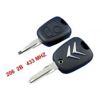 Citroen C2 Remote Key 433MHZ, 2 Button Citroen Auto Remote Key Blanks