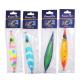 CHLPSL27 160g 4pcs Metal jigging lure jerk bait UV GT fishing lure for a big game