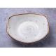 12 Inch Boat Shape Deep Salad Ceramic Dinner Plate With Rim