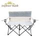 110x57x87 cm 600D Polyester Fabric Double Camping Chair Outdoor Double Chair
