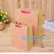 Custom Recycled Ladies Carrier kraft Paper Bag Shopping Bag for Clothes/Apparel/Gift,Art Paper Shopping Carrier Gift And
