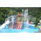 Customized Indoor / Outdoor Aqua Park Equipment Kids Water House For Family Interaction