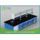 Customized Metal Science Laboratory Furniture Bench with Trespa Worktop