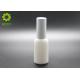 Opal Cosmetic Glass Bottles With White Aluminum Spray For Essential Oil