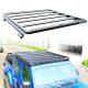 Black 4X4 Gladiator JT Aluminum Alloy Luggage Carrier Roof Rail Basket Car Roof Racks for Jeep Durable