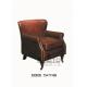 British style single leather sofa furniture,#XD0005