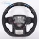 Alcantara Black Leather Defender 90 Steering Wheel Customizd Stitch Plain Weave