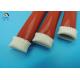 Electrical Insulation Sleeving Silicone Resin Fiberglass Sleeving / Tubing / Pipes