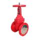 DN150 Manual Ductile Iron Flanged Fire Fighting Gate Valve for Water Flow Control