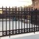 Powder coated Outdoor Steel Fence Design Security Steel Fence And Handrails 250 pounds