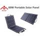 80W Portable Foldable Solar Panel Convenient Carry Bag IP67 Rated Junction Box