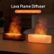Lava Rainbow Flame Aroma Diffuser USB Powered Home Atmosphere Light