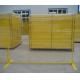 Multi Color Temporary Metal Security Fencing Panels Protect Private Assets