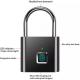 Mini Smart Padlock One Touch Open Smart Security Keyless Padlock for Luggage