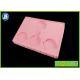 Pink Tray PS Flocking Tray Plastic Packaging Tray For Cosmetic