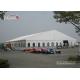 2000 People White PVC Sidewalls Outdoor Party Tent With Decoration For Party