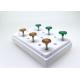 Clinic Zirconia Dental Polishing Kit Diamond RA Shank For All Ceramics