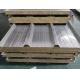 Building Material 50mm Stainless Steel Rock Wool Sandwich Panel