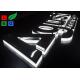 Half Lit 2835SMD LED Channel Letter Sign Illuminated DC12V For Wall Mounting