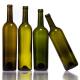 500ml Transparent Amber Green Blue Glass Red Wine Bottle With Cork for Cosmetic Packing