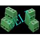 DL128A--XX-5.0/5.08mm Double Row TE Eurostyle Terminal Block 300V/10A Pitch 5mm 5.08mm