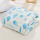 Premium Thick Muslin Baby Blankets Hypoallergenic 4 Layer Digital Printed For Newborns