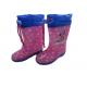 Waterproof Unisex Pink 24-29 Anti Slip Stylish PVC Rain Boots TIANO