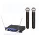 LS-22 cheap price dual channel UHF wireless microphone with  lavalier lapel / mini size MICS / shure/ micrófon