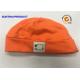 Trendy Baby Bibs And Hats Solid Tangerine Color One Size Unisex Baby Hats