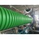 Vertical HDPE PP DWC Double Wall Corrugated Pipe Machine