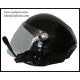 Noise cancel Paramotor helmet GD-G black colour with full headset