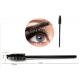 Artificial Fibers Cosmetic Beauty Tools / Black Eye Makeup Brushes For Eyelashes / Eyebrows